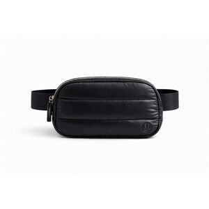 Lululemon Quilted Belt Bag 1L Black Shiny Nylon Crossbody – New With Tags